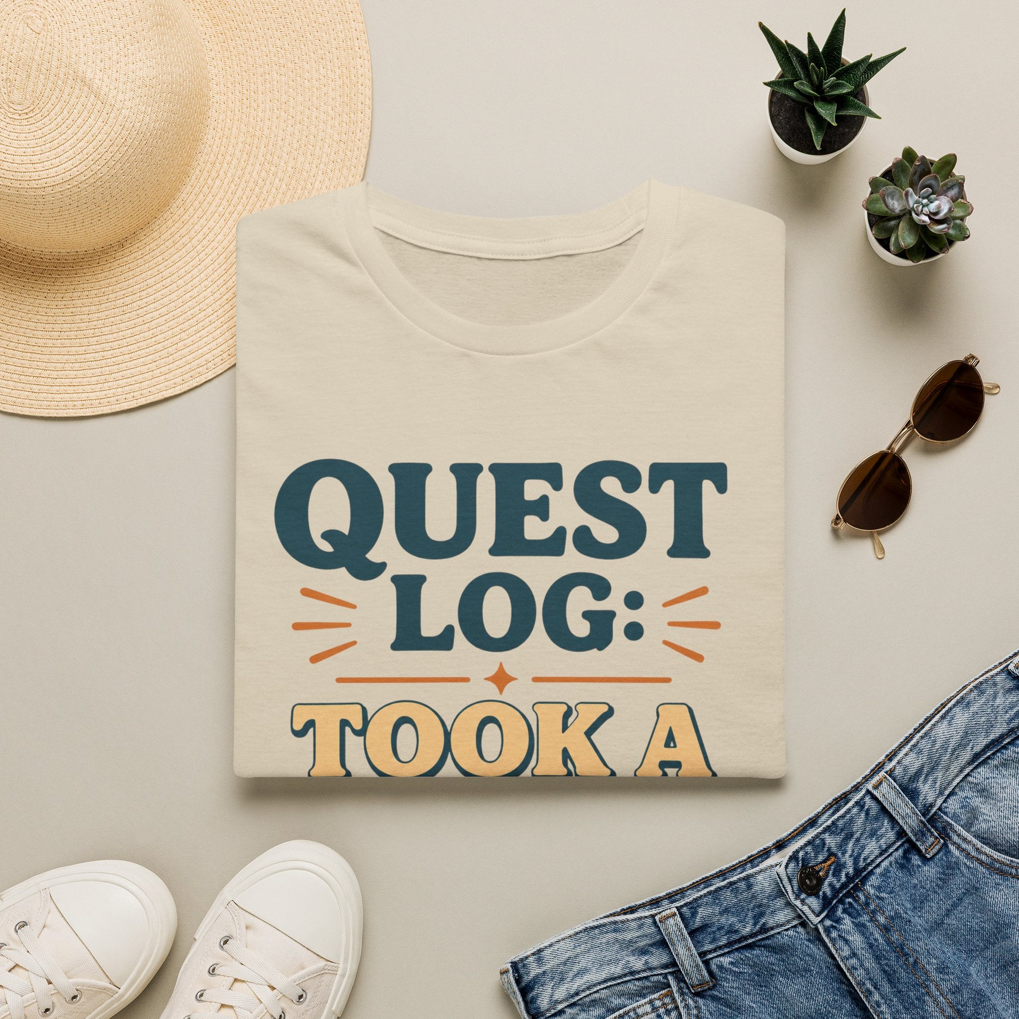 Quest Log Took A Detour T-Shirt correct